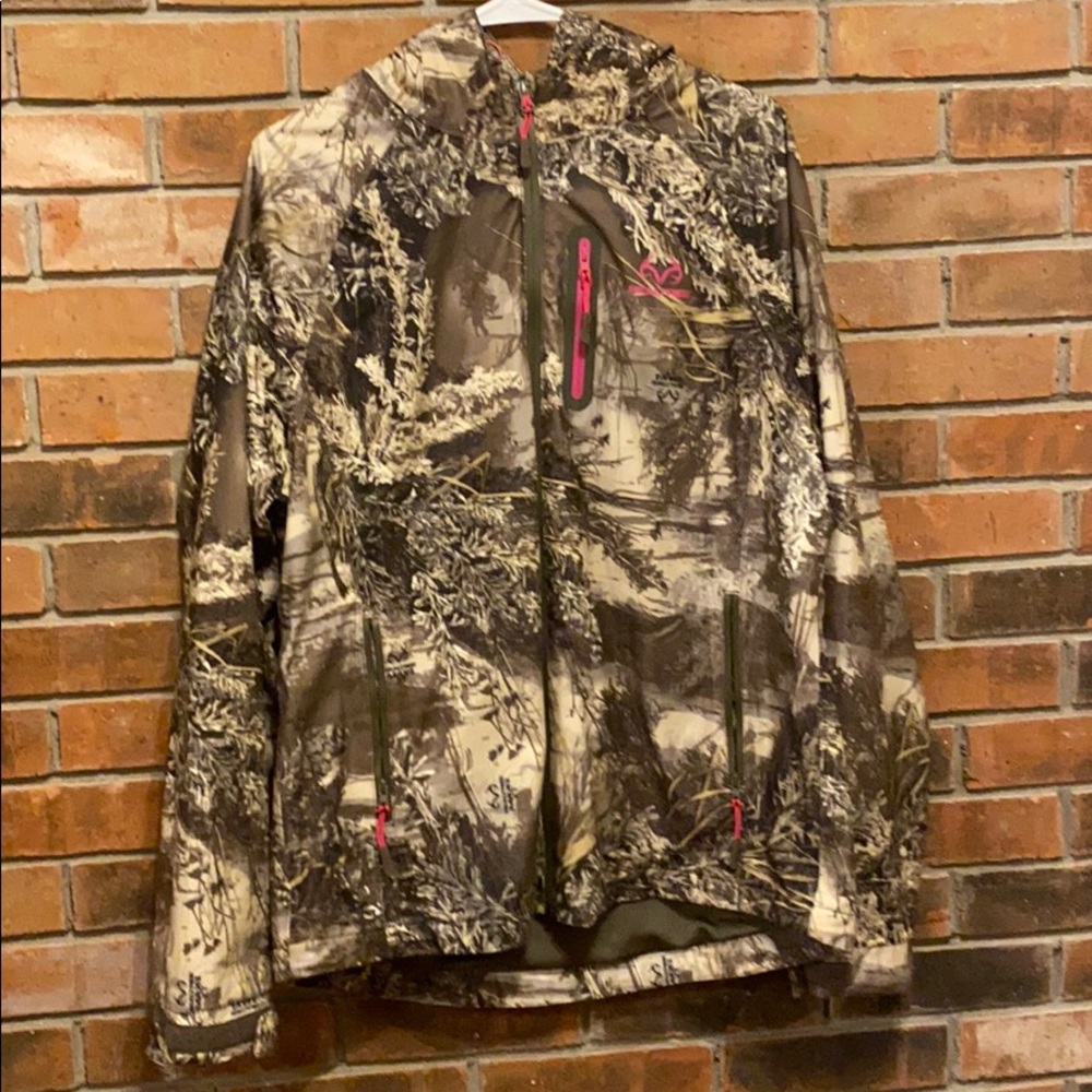 Real tree rain coat